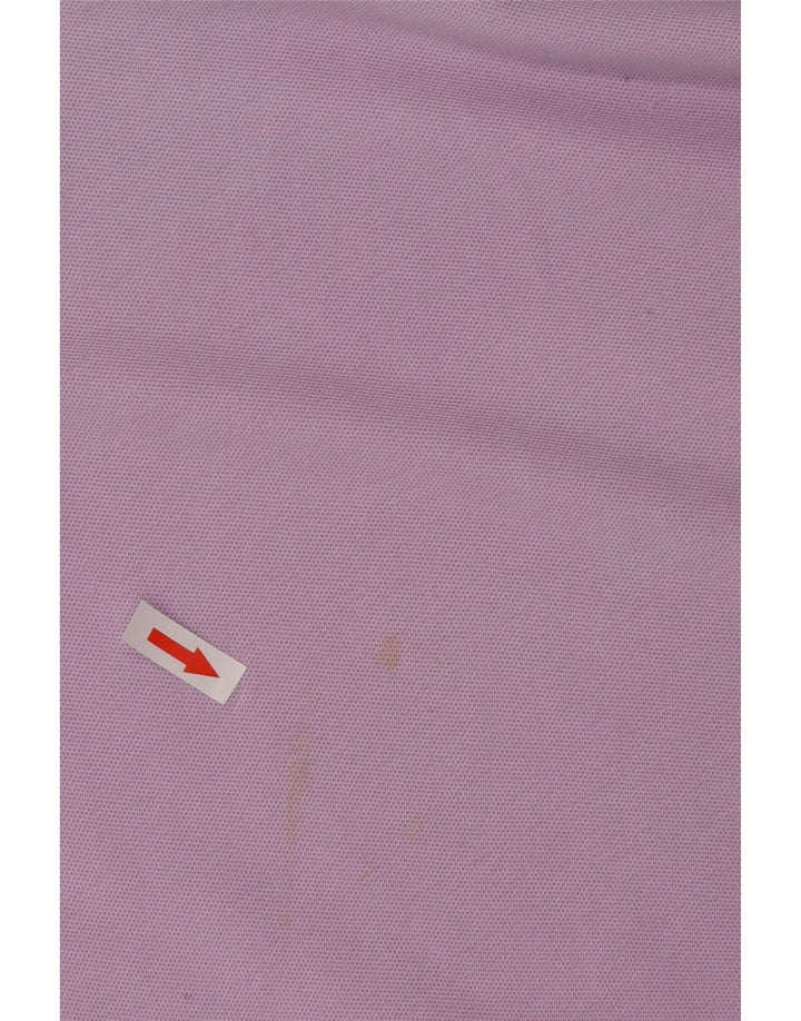 Tricou polo pentru bărbați FILA IT 50 bumbac violet mediu