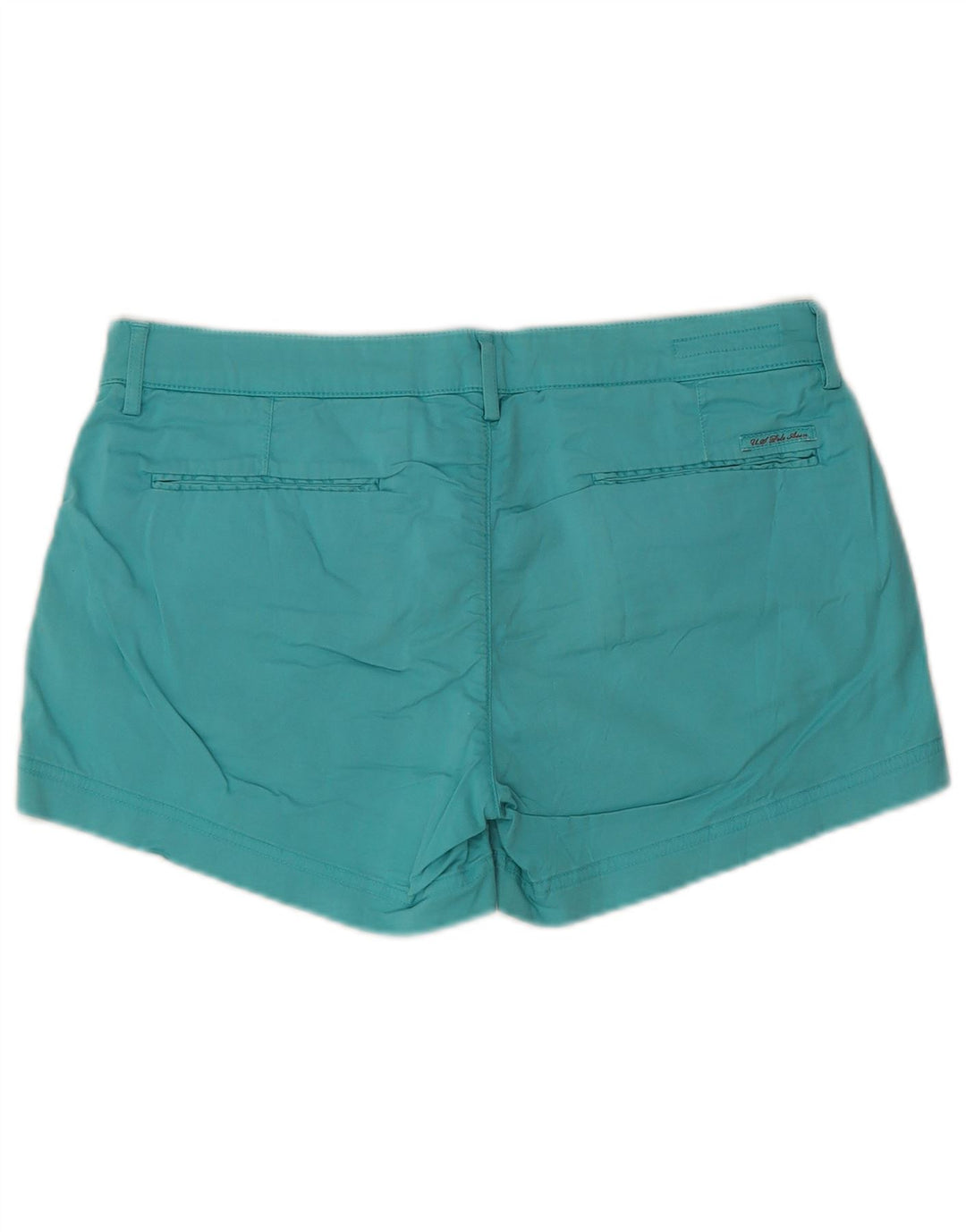 U.S. Polo Assn. Pantaloni caldi pentru femei W31 bumbac turcoaz mediu