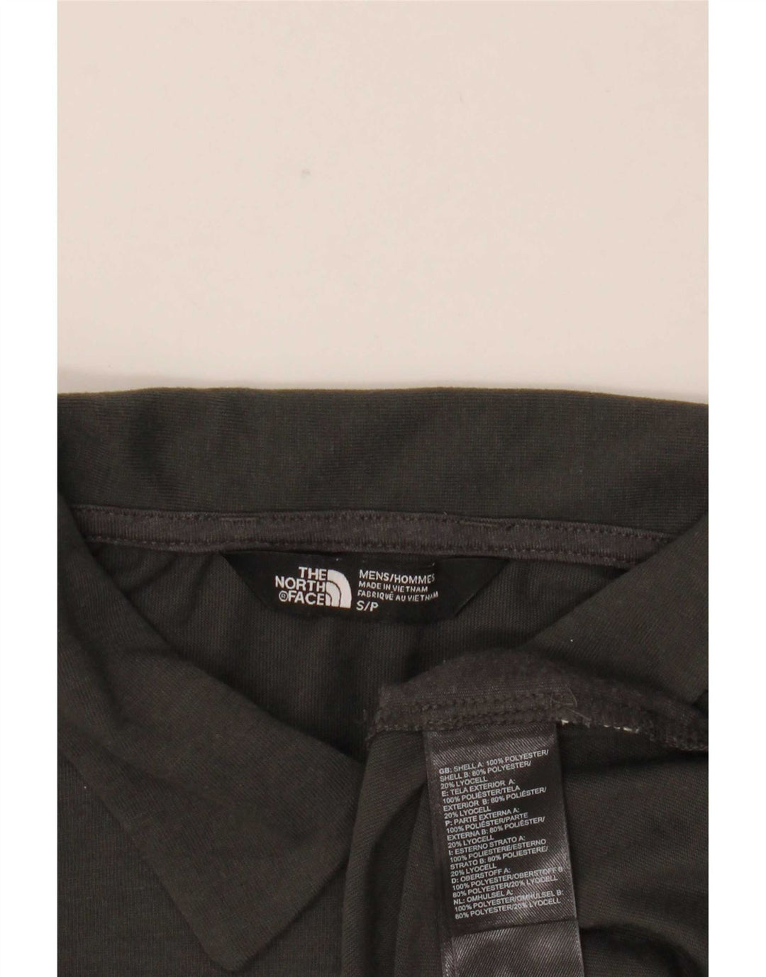 Tricou polo pentru bărbați The North Face, poliester gri mic