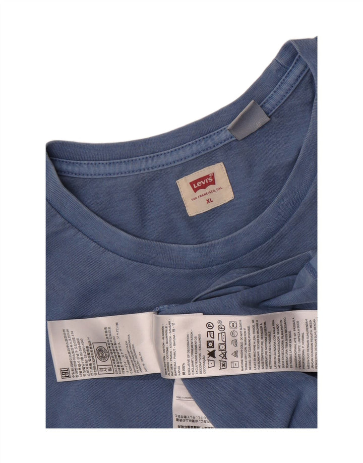 Tricou pentru bărbați Levi's Top XL Bumbac Albastru