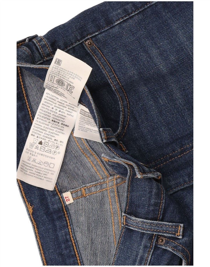 Pantaloni scurți din blugi Levi's W27 Small Blue Bumbac