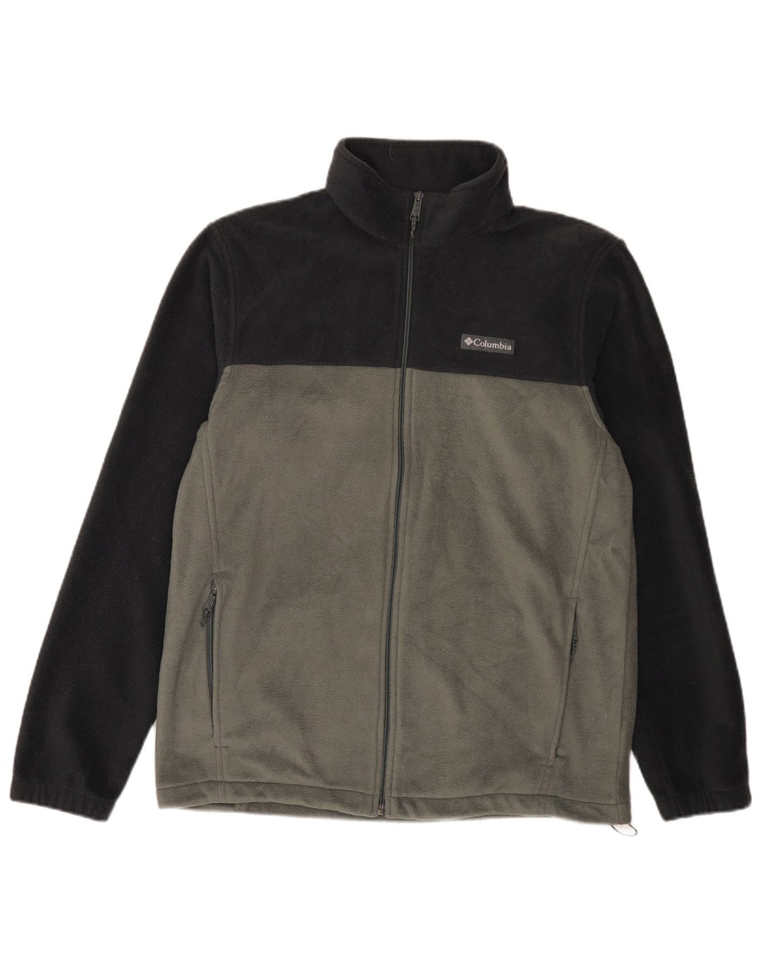 Jachetă fleece pentru bărbați Columbia UK 40 mare, gri, poliester color bloc