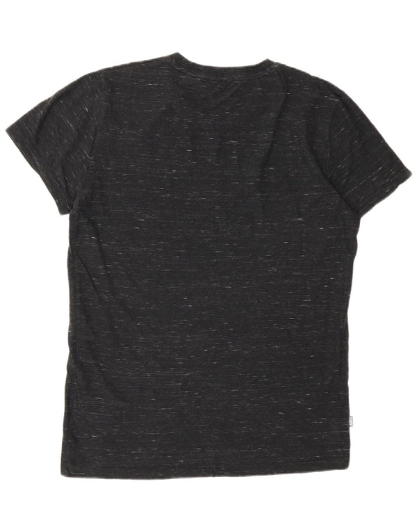 SUPERDRY tricou pentru bărbați Top mic, gri, bumbac cu pete