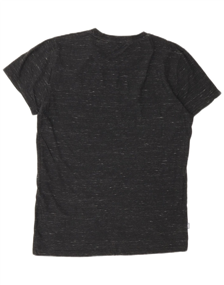 SUPERDRY tricou pentru bărbați Top mic, gri, bumbac cu pete