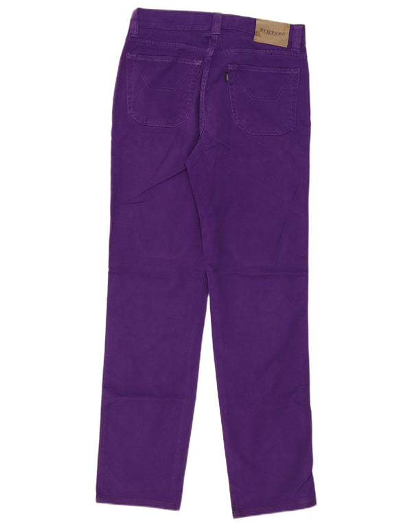 Pantaloni casual subțiri pentru femei Jeckerson L31 L31 bumbac violet