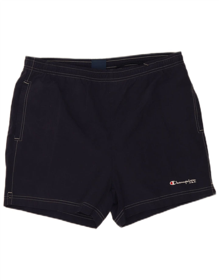 Pantaloni scurți de înot pentru bărbați CHAMPION XL poliamidă bleumarin