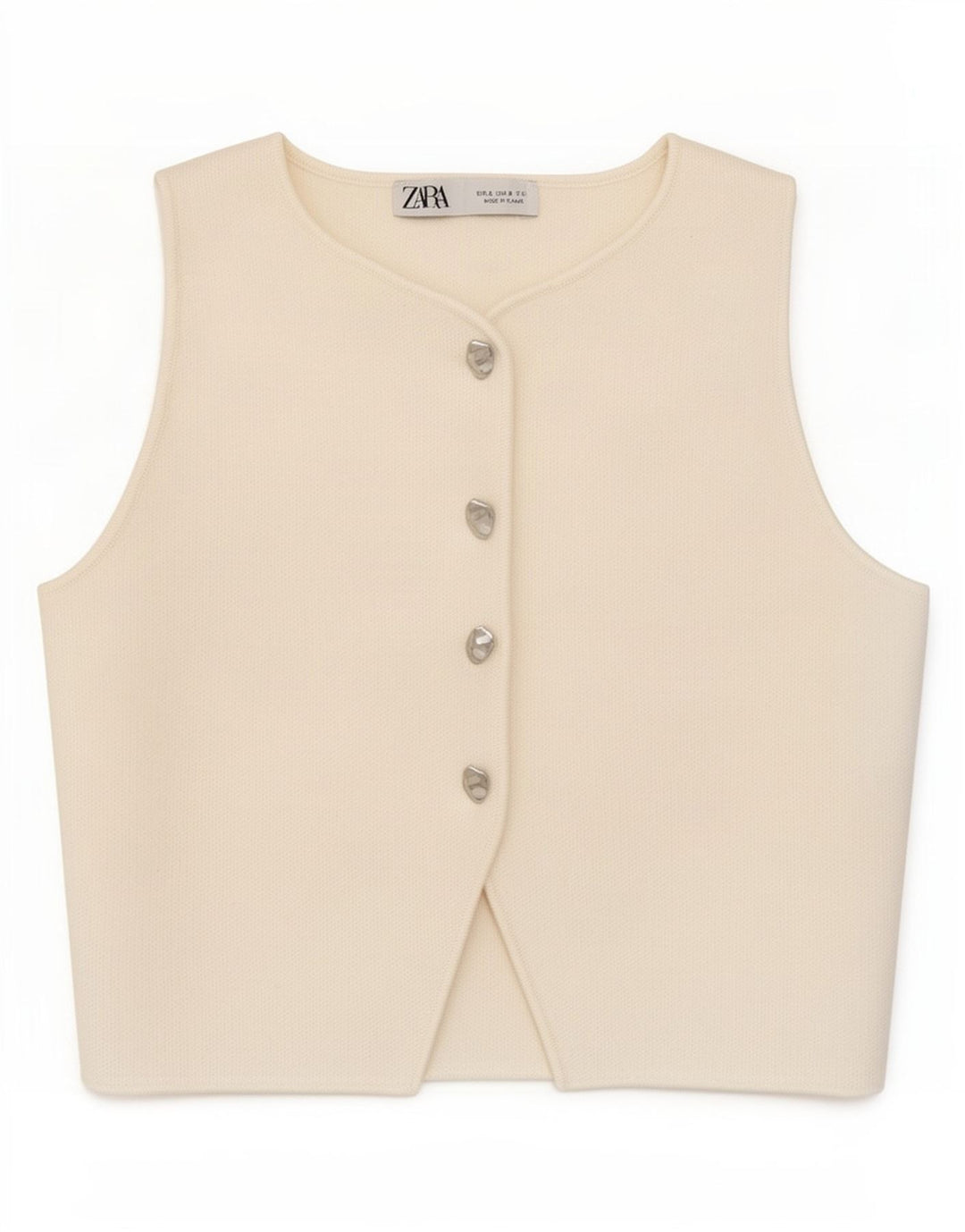 Vestă pentru femei Zara UK 8 Small White