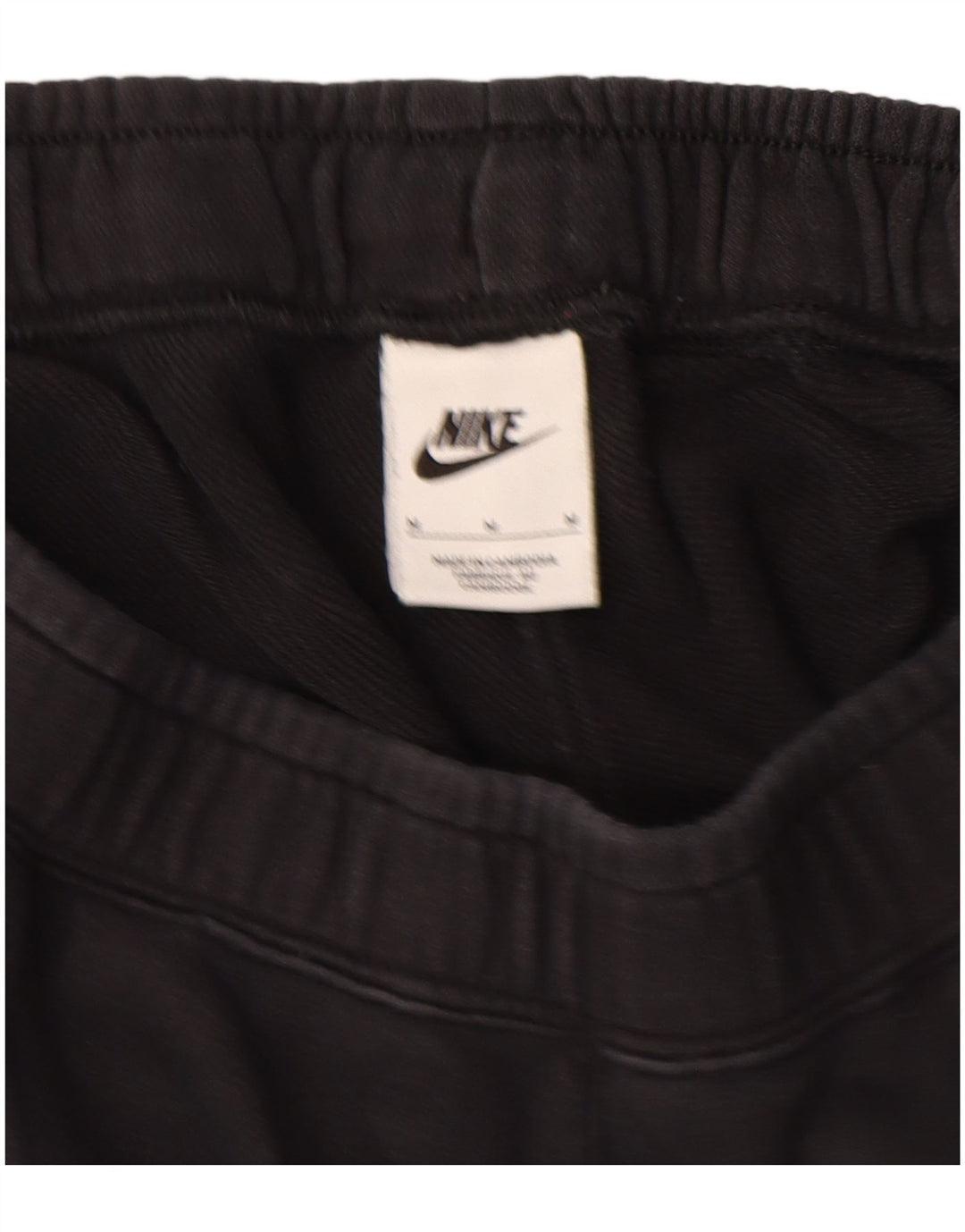 Pantaloni scurți sport grafic Nike pentru bărbați, bumbac mediu negru