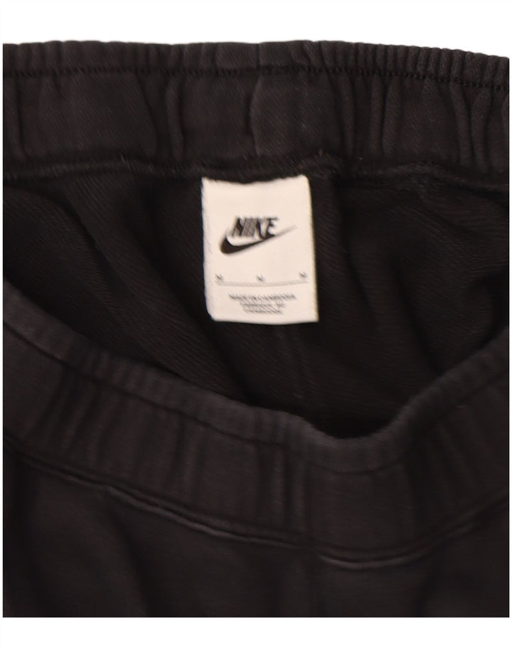Pantaloni scurți sport grafic Nike pentru bărbați, bumbac mediu negru