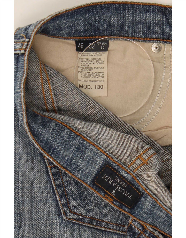 Trussardi Blugi Bootcut pentru Damă W30 L33 Bumbac Albastru