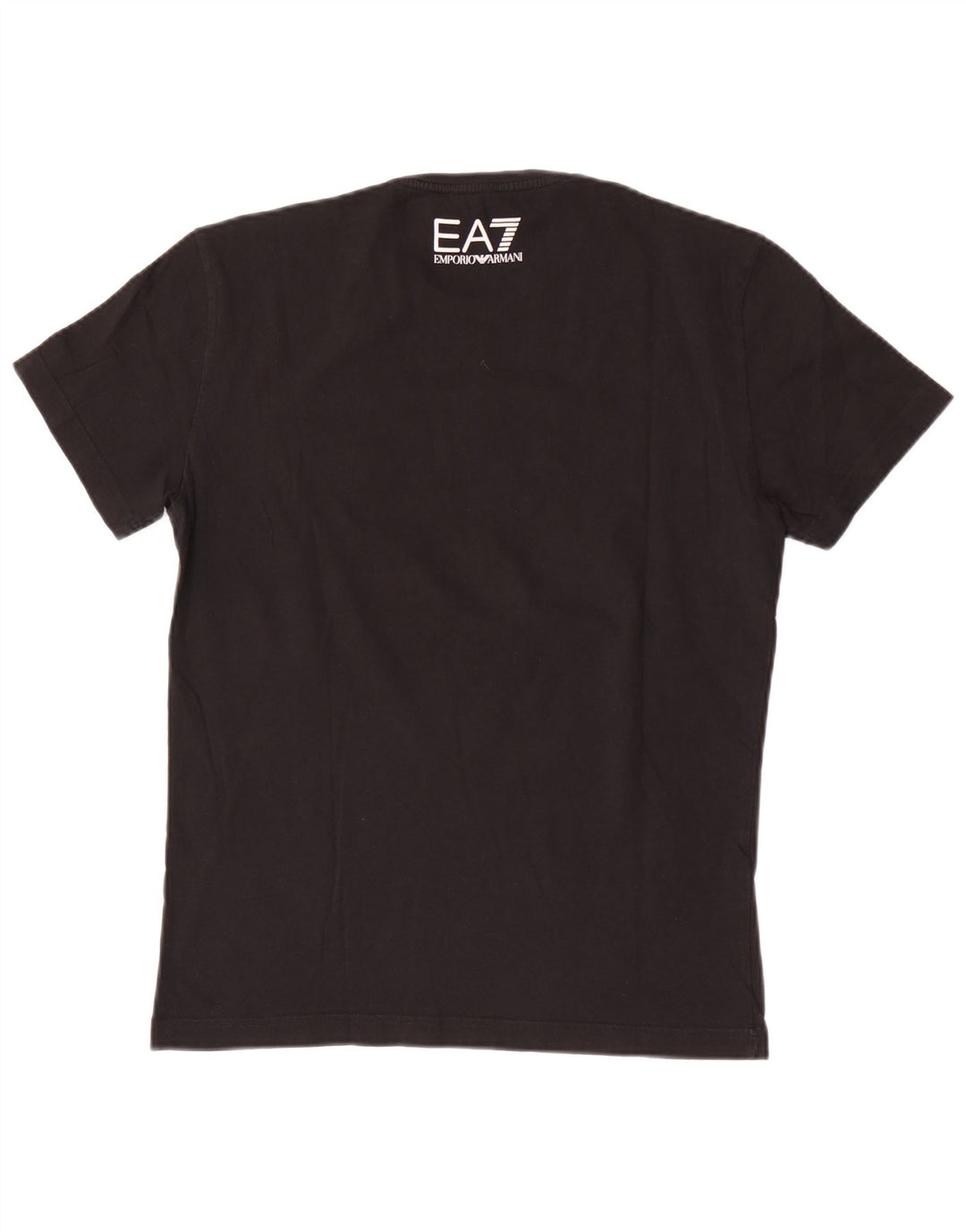 Tricou grafic pentru bărbați Emporio Armani Top Mediu Negru