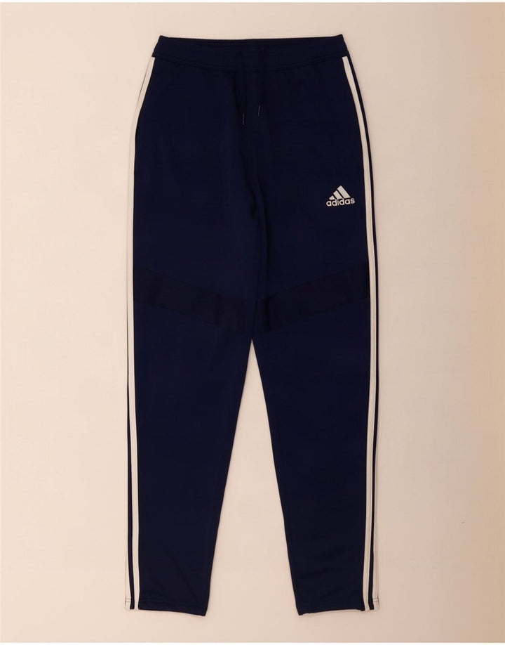 Pantaloni de trening Adidas pentru bărbați, poliester, albastru mic