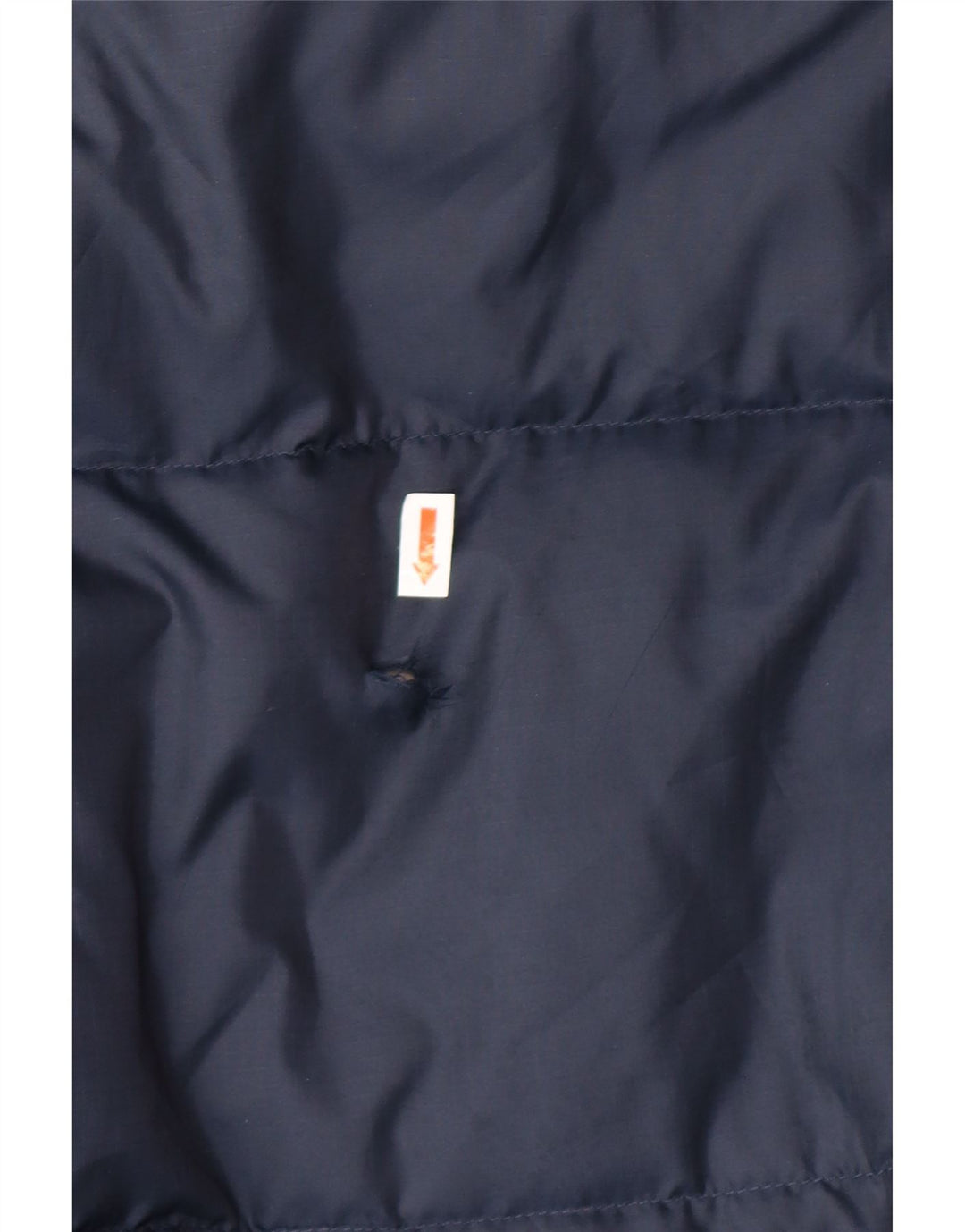 ADIDAS Mens Padded Jacket UK 38 Medium Navy Blue Polyamide
