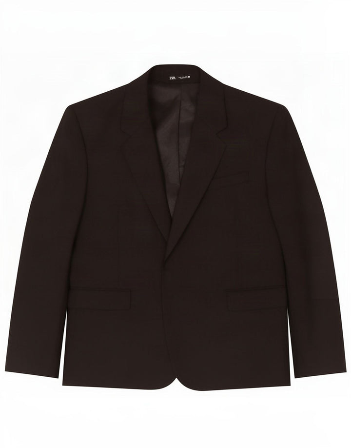 Blazer pentru bărbați Zara EU 52 Poliester negru mare