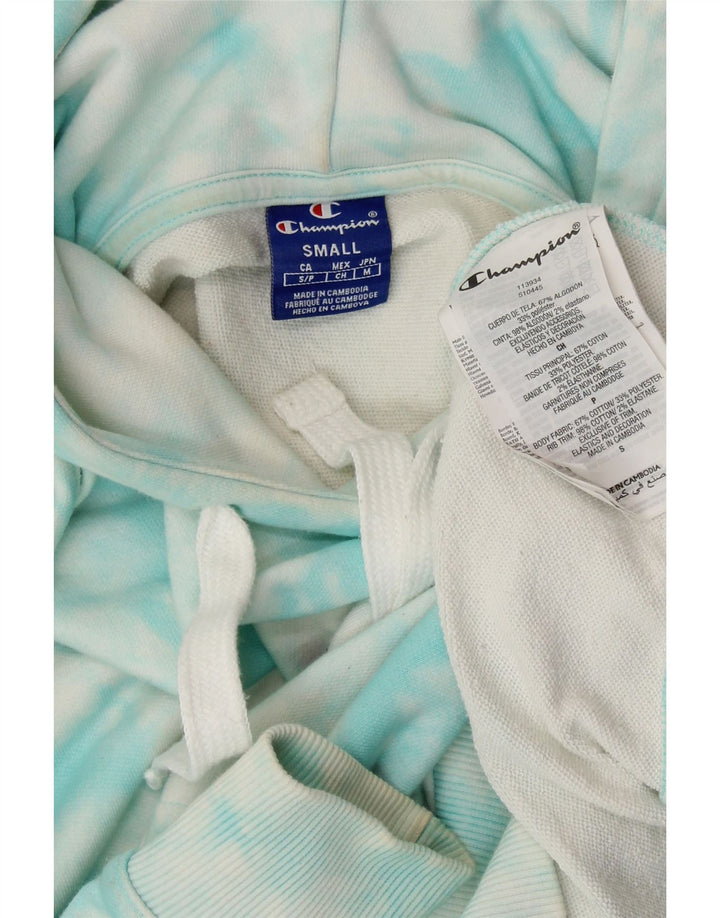 Pulover supradimensionat pentru femei CHAMPION UK 10 Bumbac mic albastru Tie Dye