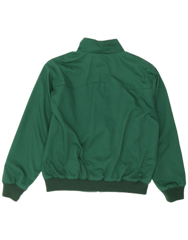 Bomber vintage pentru bărbați UK 40 mare, verde, poliester, retro