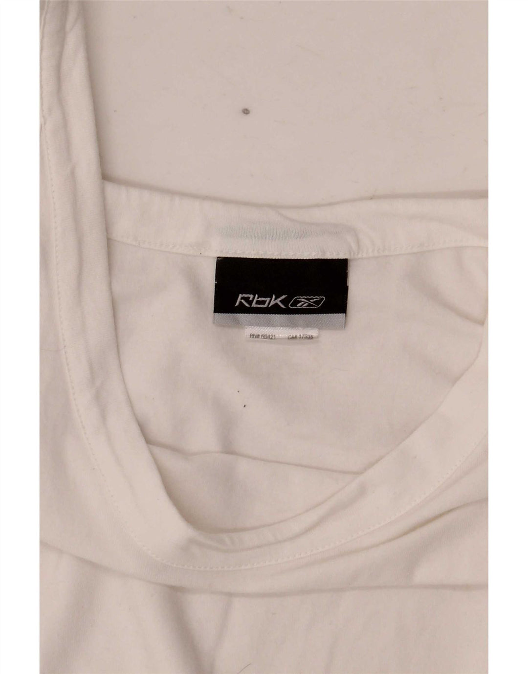 Vestă Reebok pentru femei UK 18 XL, bumbac alb
