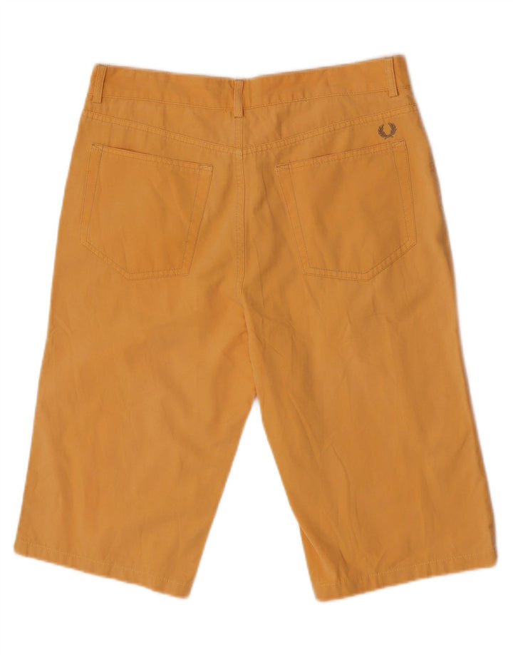 Pantaloni scurți casual Fred Perry pentru bărbați IT 46 Small W32 Bumbac galben