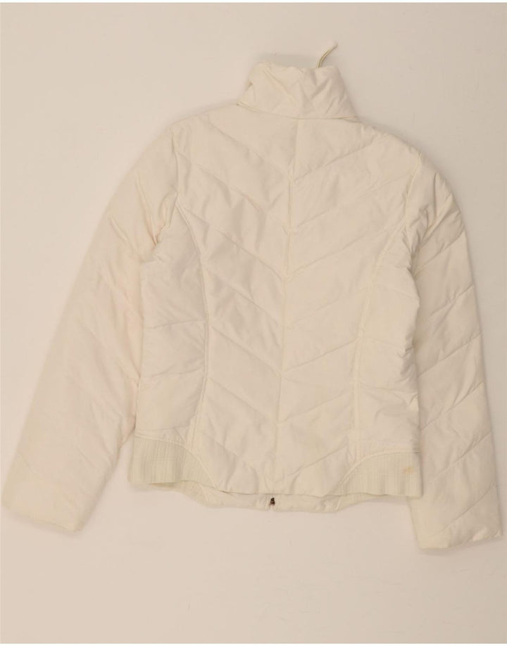 LEVI'S Girls Padded Jacket 12-13 Years Large White Polyester Vintage Levi's and Second-Hand Levi's from Messina Hembry 