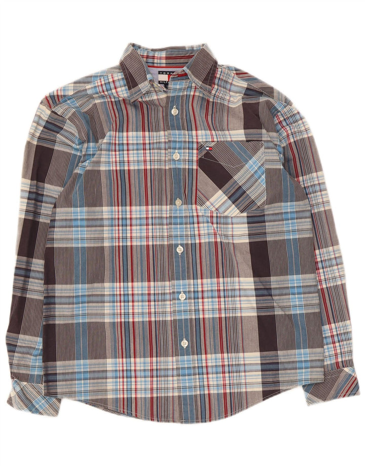 Cămașă Tommy Hilfiger Băieți 11-12 Ani Bumbac Carid Multicolor Mediu
