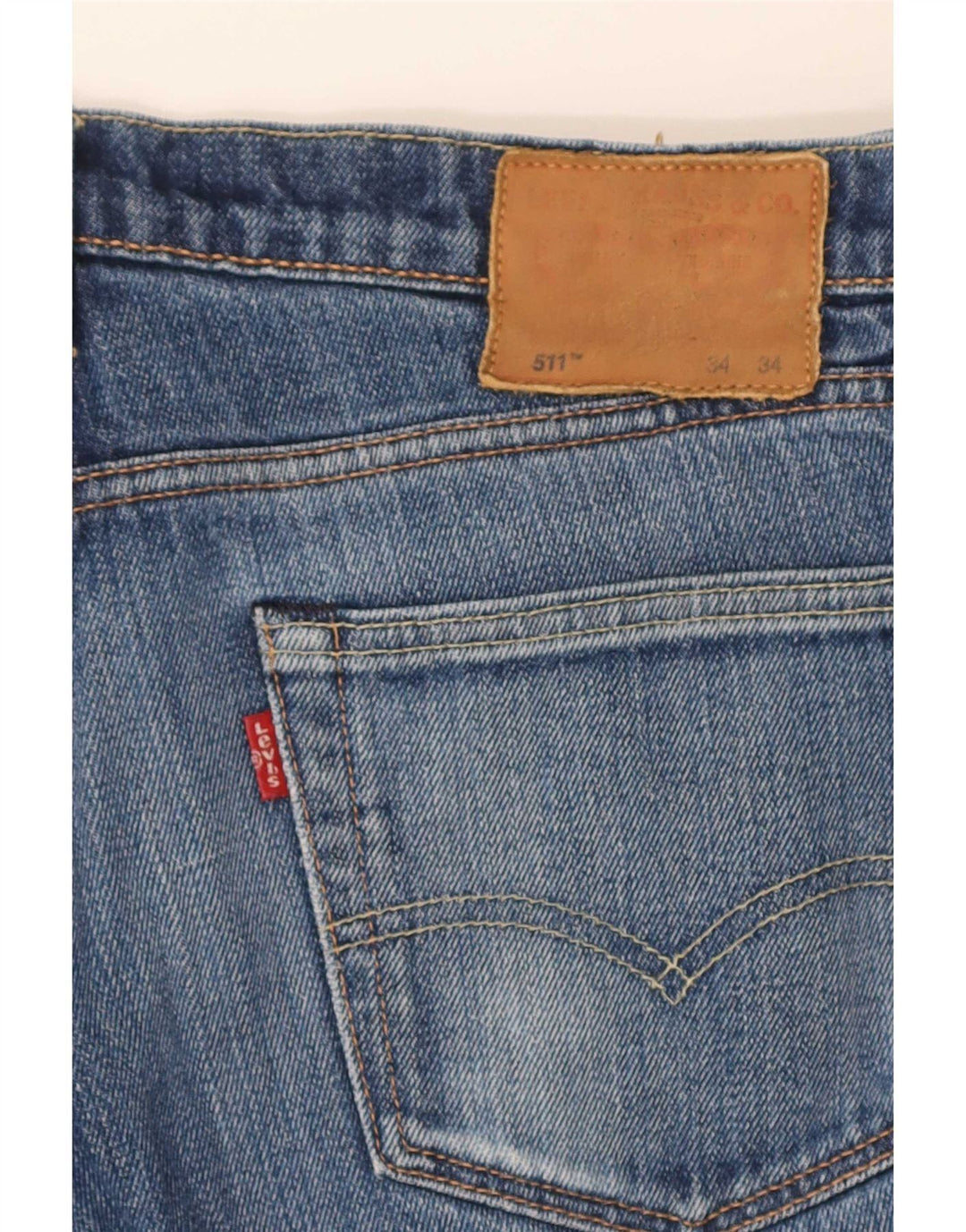Blugi Levi's 511 Slim pentru bărbați W34 L30 Bumbac albastru