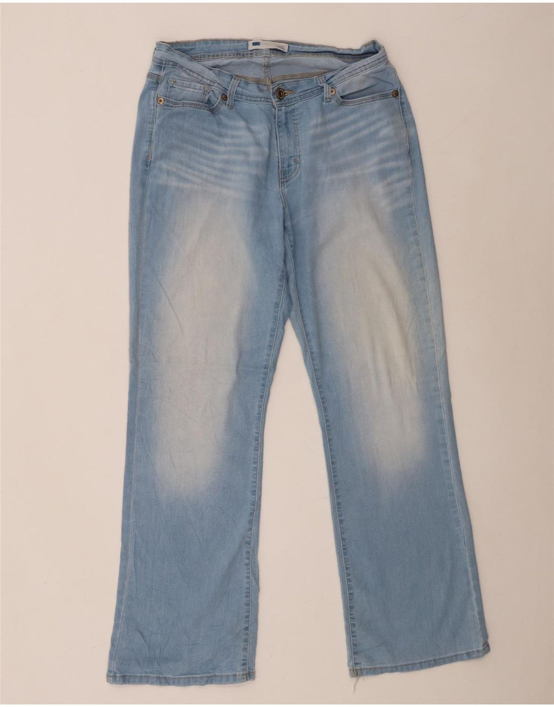 Blugi Levi's 529 Curvy Bootcut W32 L32 Bumbac albastru