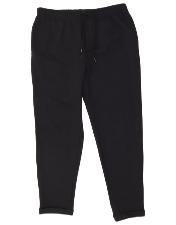 Pantaloni de trening Zara Barbati Crop Poliester Mediu Bleumarin