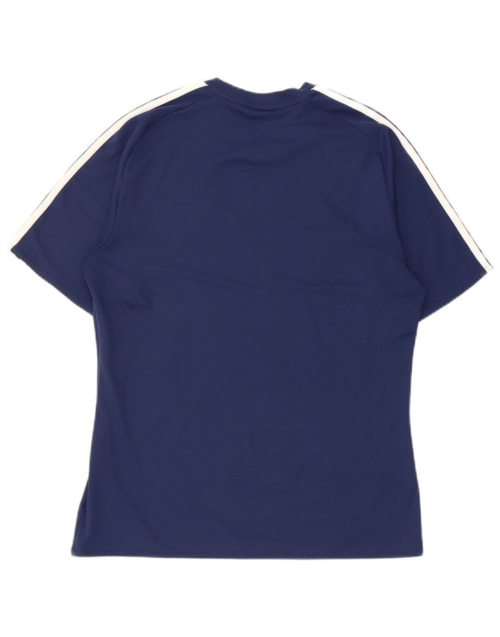 Tricou Adidas Climalite pentru bărbați Top mic, poliester bleumarin