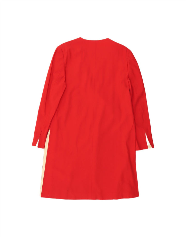 MARTINELLI Womens Overcoat IT 44 Medium Red