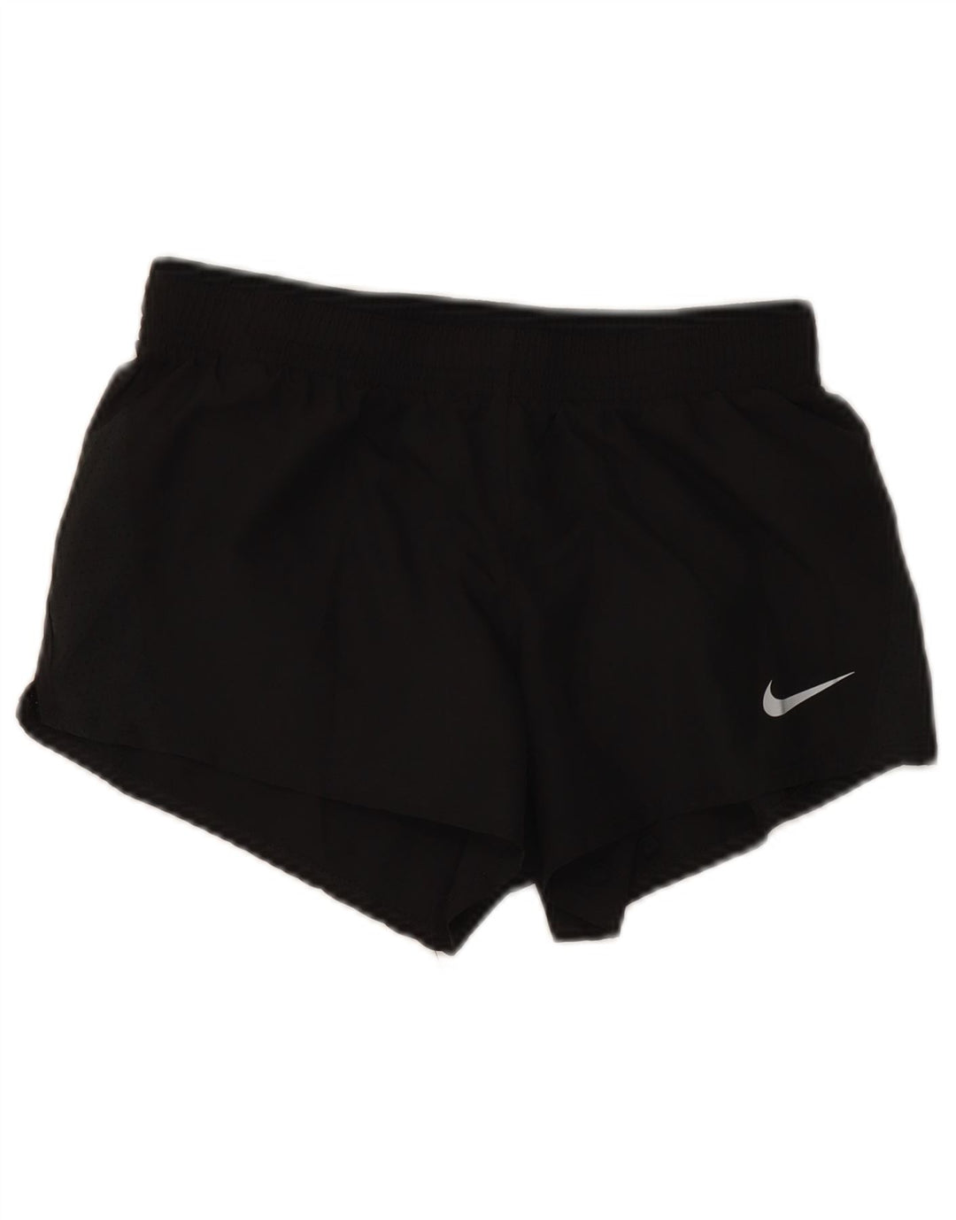 Pantaloni scurți sport Nike Dri Fit pentru femei UK 8 Small Negru Poliester