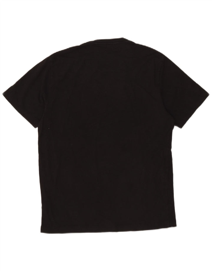 True Religion Tricou grafic pentru bărbați Top mediu negru bumbac