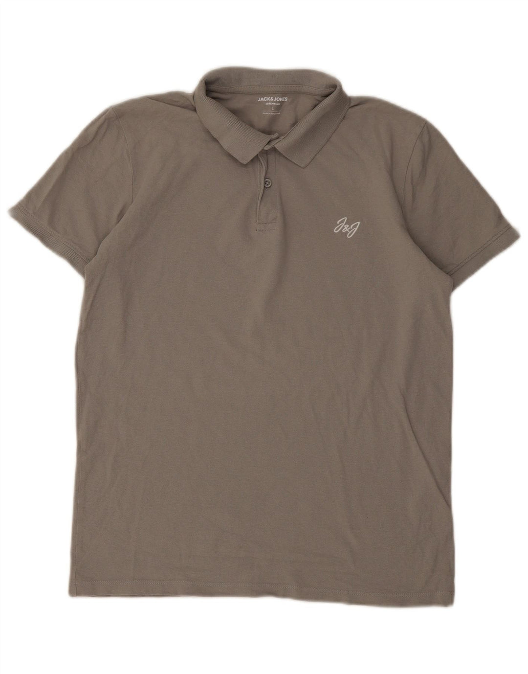 Tricou polo Jack & Jones pentru bărbați, mare, gri, bumbac