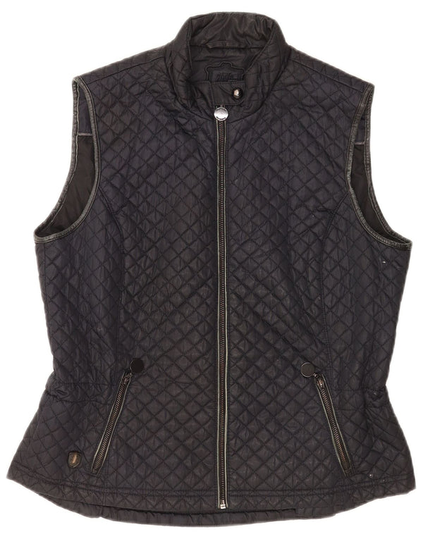 Gilet matlasat Massimo Dutti pentru femei UK 18 XL poliester negru
