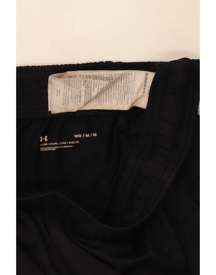 Pantaloni scurți sport Under Armour pentru bărbați, poliester mediu negru