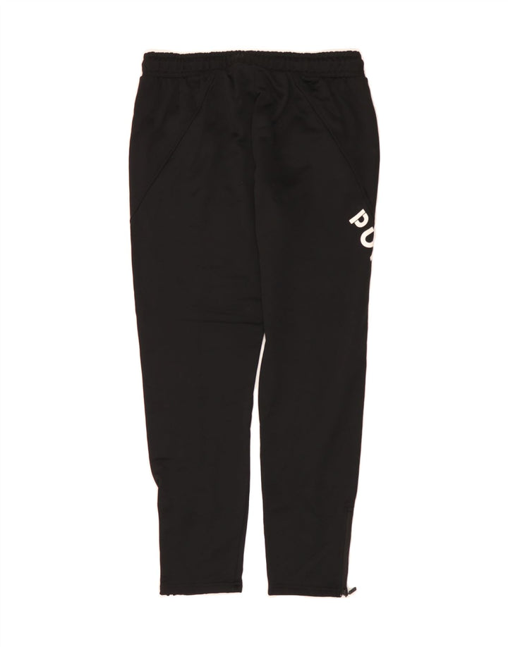 PUMA Mens Graphic Tracksuit Trousers Medium  Black Polyester Vintage Puma and Second-Hand Puma from Messina Hembry 