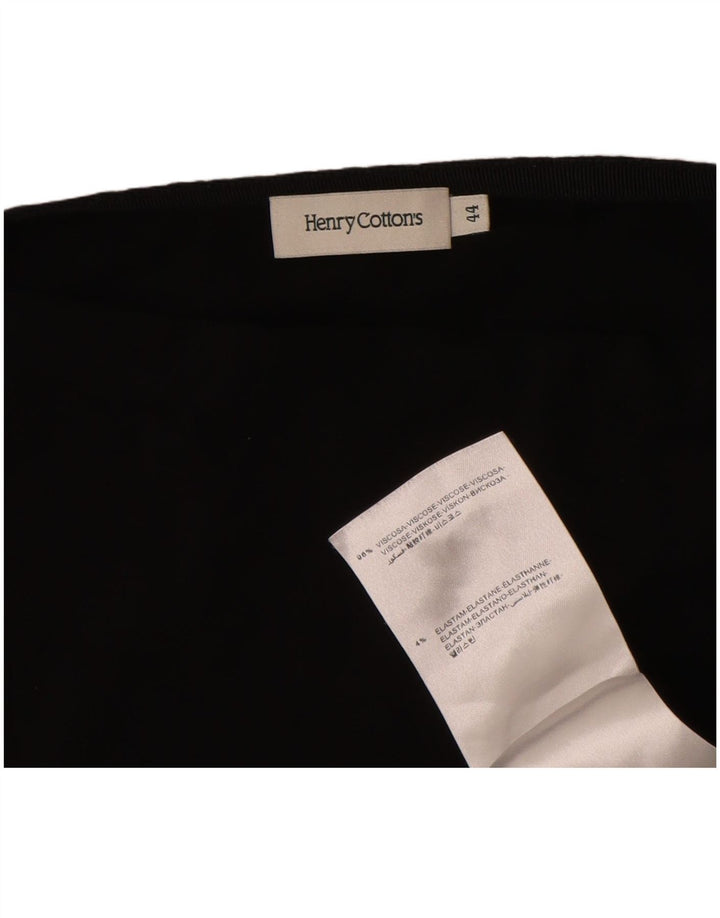Tricou pentru femei Henry Cottons Top IT 44 Medium Black Viscose
