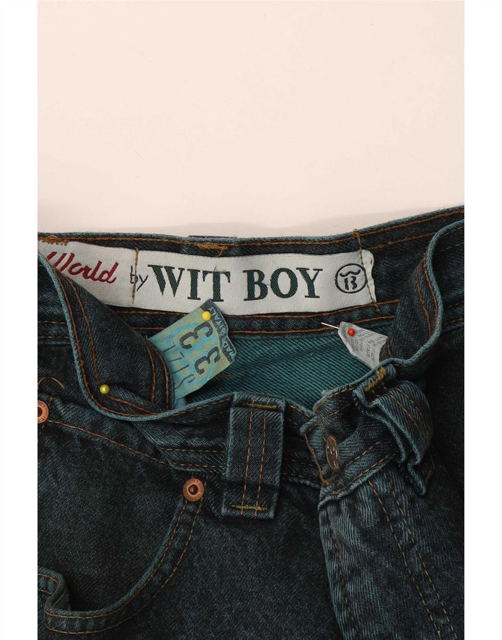 Blugi conici pentru bărbați Wit Boy L33 L31 Bumbac albastru