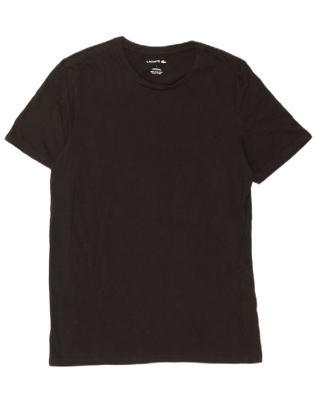 Tricou pentru femei Lacoste Top UK 14 mare, negru, bumbac