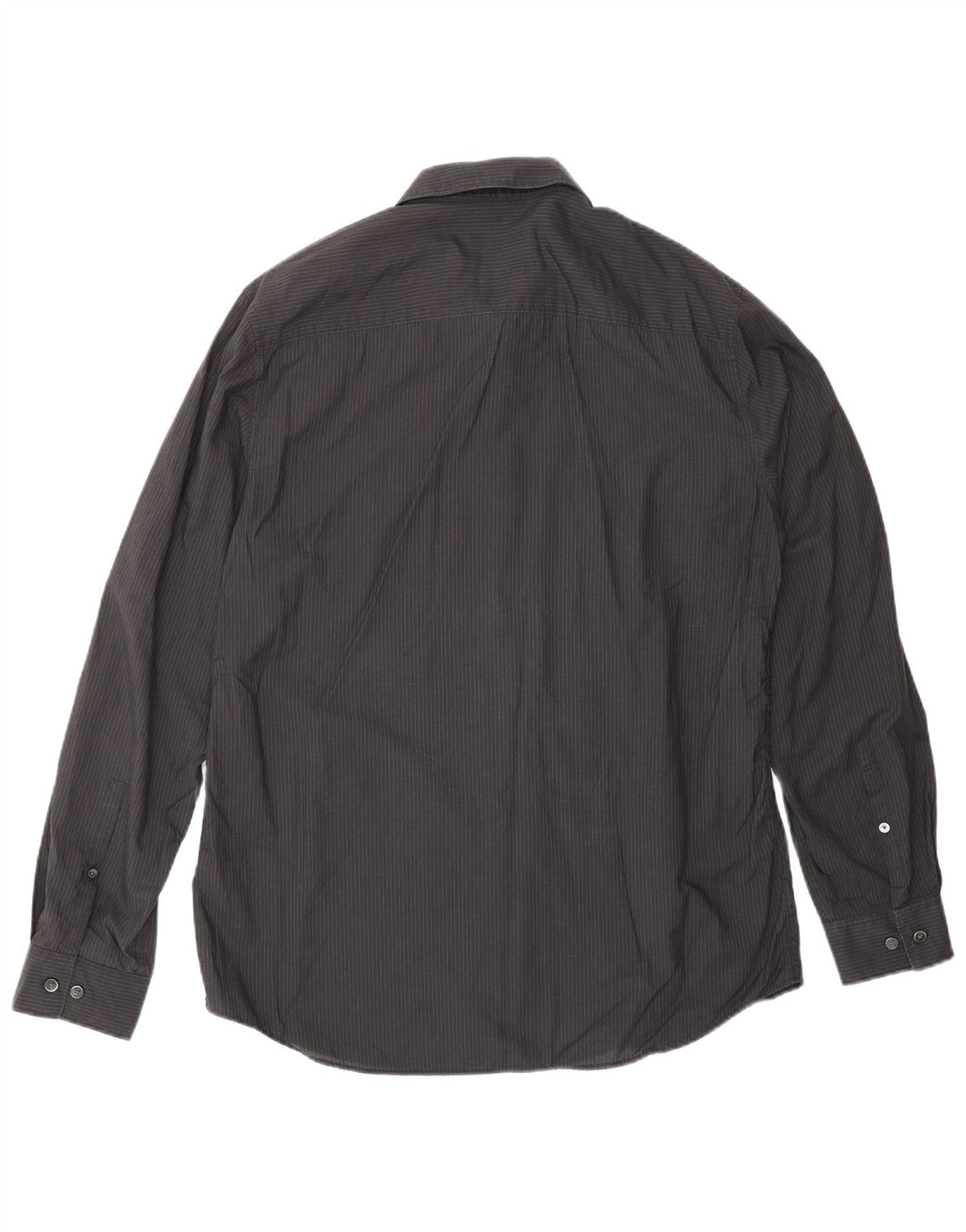 Cămașă pentru bărbați CALVIN KLEIN, bumbac cu dungi negre medii