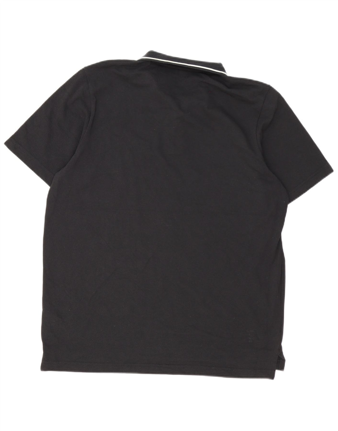 Tricou polo pentru bărbați Adidas, mare, negru, bumbac