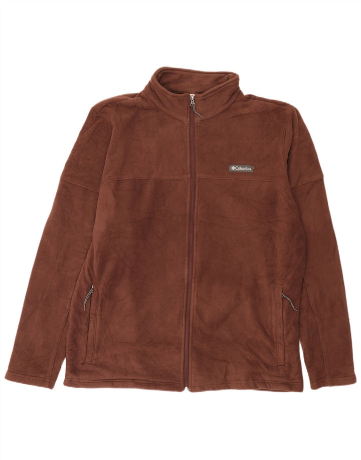 Jachetă fleece Columbia pentru bărbați UK 42 XL Maro Poliester