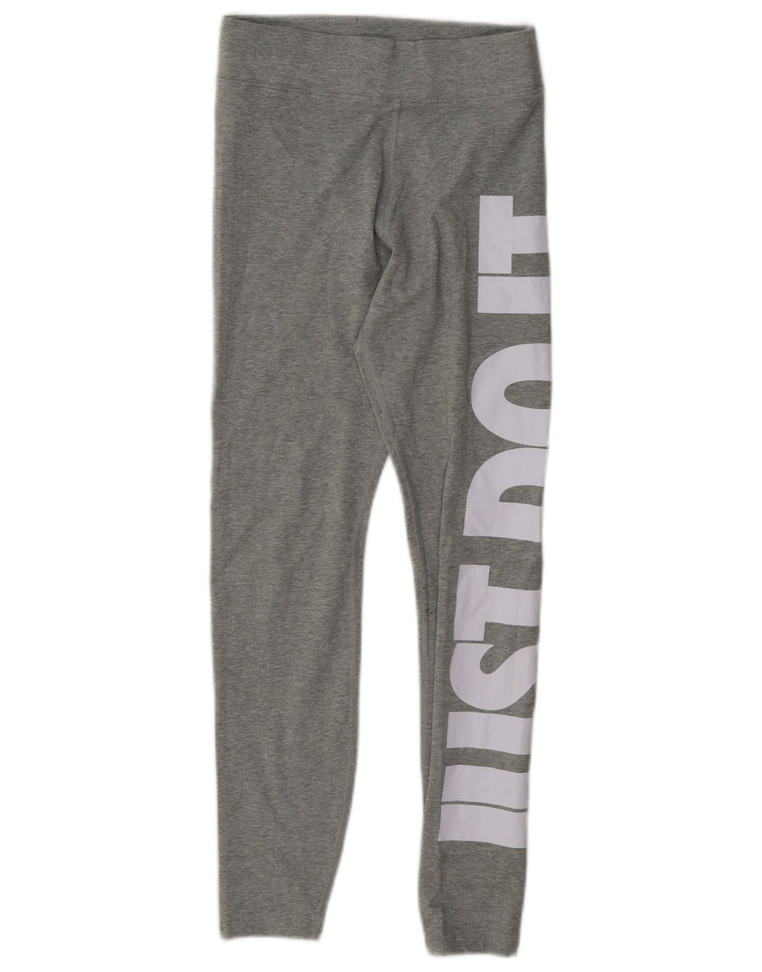Leggings grafic Nike pentru femei UK 10, bumbac gri mic