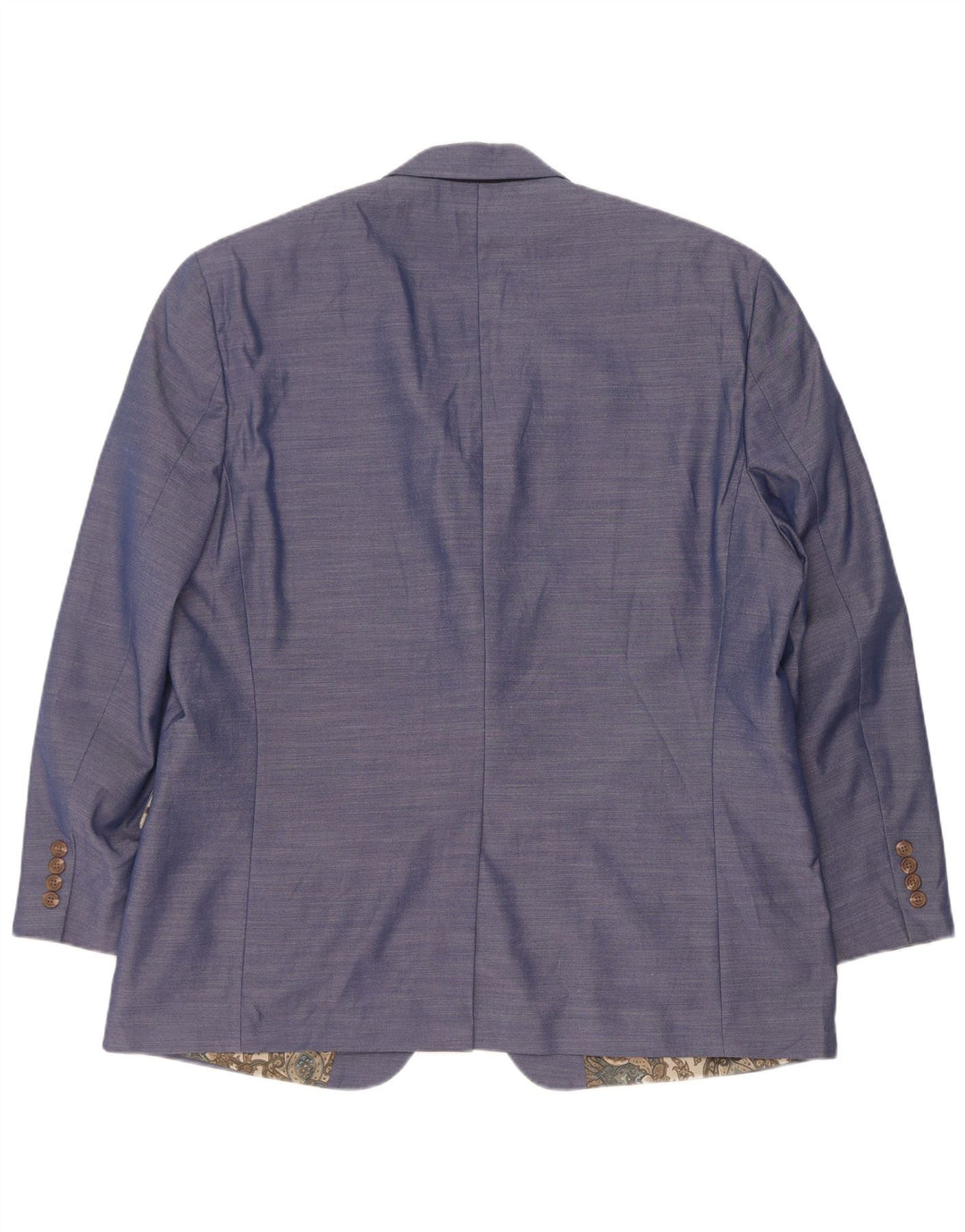 Jachetă Blazer pentru bărbați Chaps, cu 2 nasturi, UK 46 3XL, poliester pătat albastru