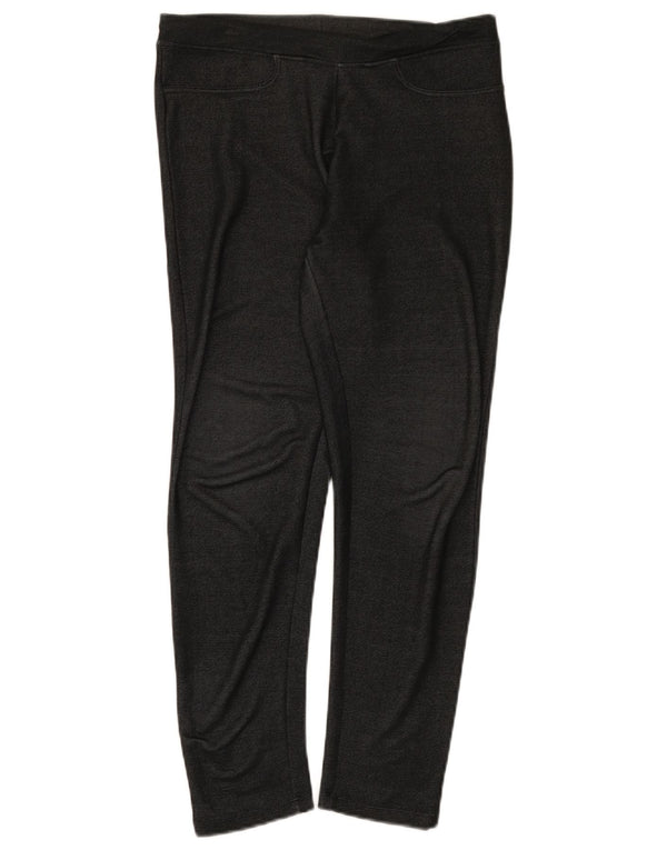Leggings pentru femei Ellesse UK 12 Medium Black Rayon