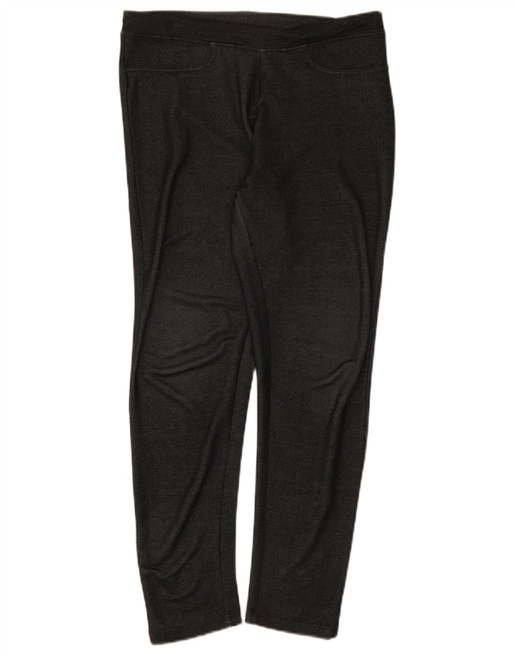 Leggings pentru femei Ellesse UK 12 Medium Black Rayon