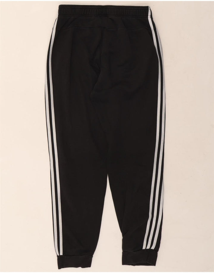 Pantaloni de trening pentru bărbați Adidas Pantaloni de jogging, bumbac mediu negru
