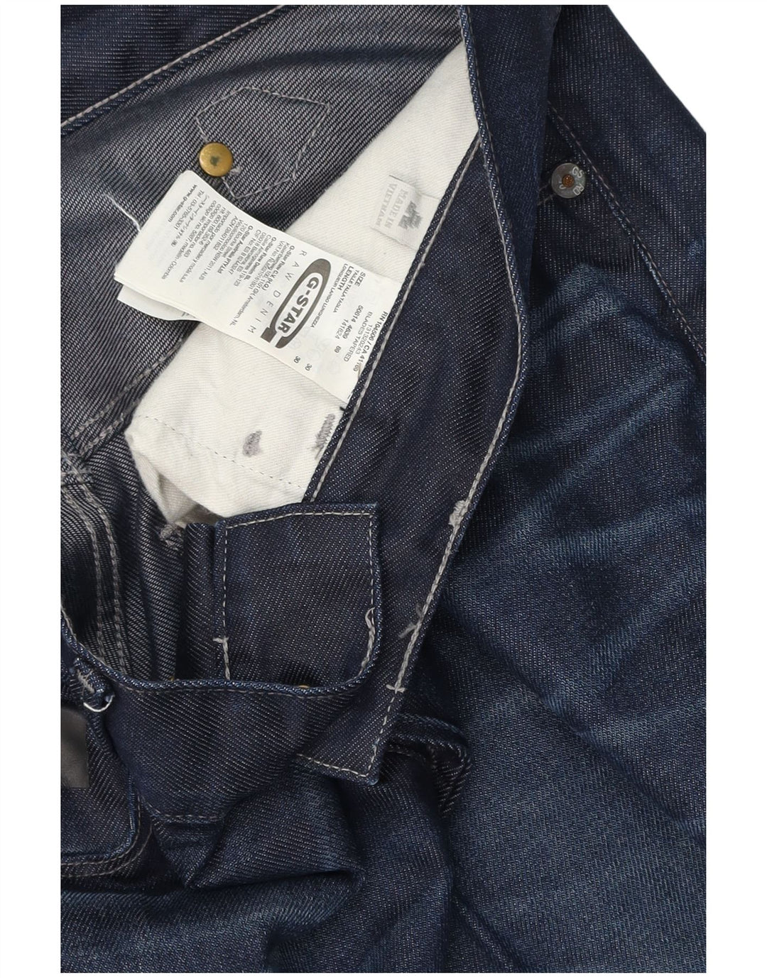 G-Star Pantaloni scurți din denim pentru bărbați W30, bumbac albastru mediu