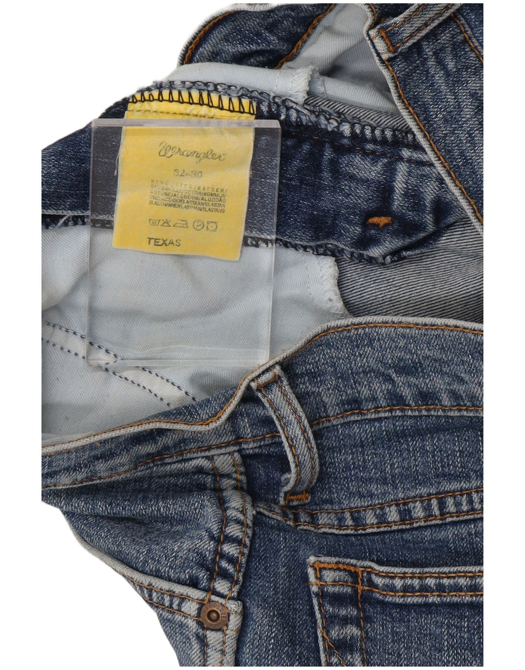 WRANGLER Blugi drepte pentru bărbați Texas W32 L27 Bumbac albastru