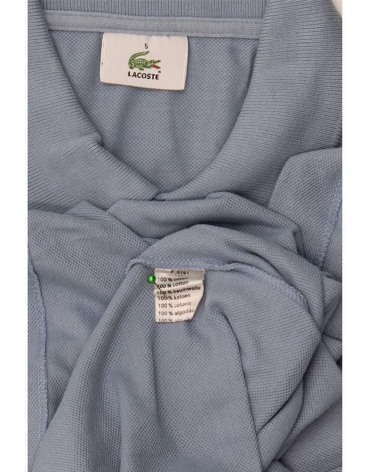 Tricou polo Lacoste pentru bărbați mărimea 5 mare, albastru, bumbac