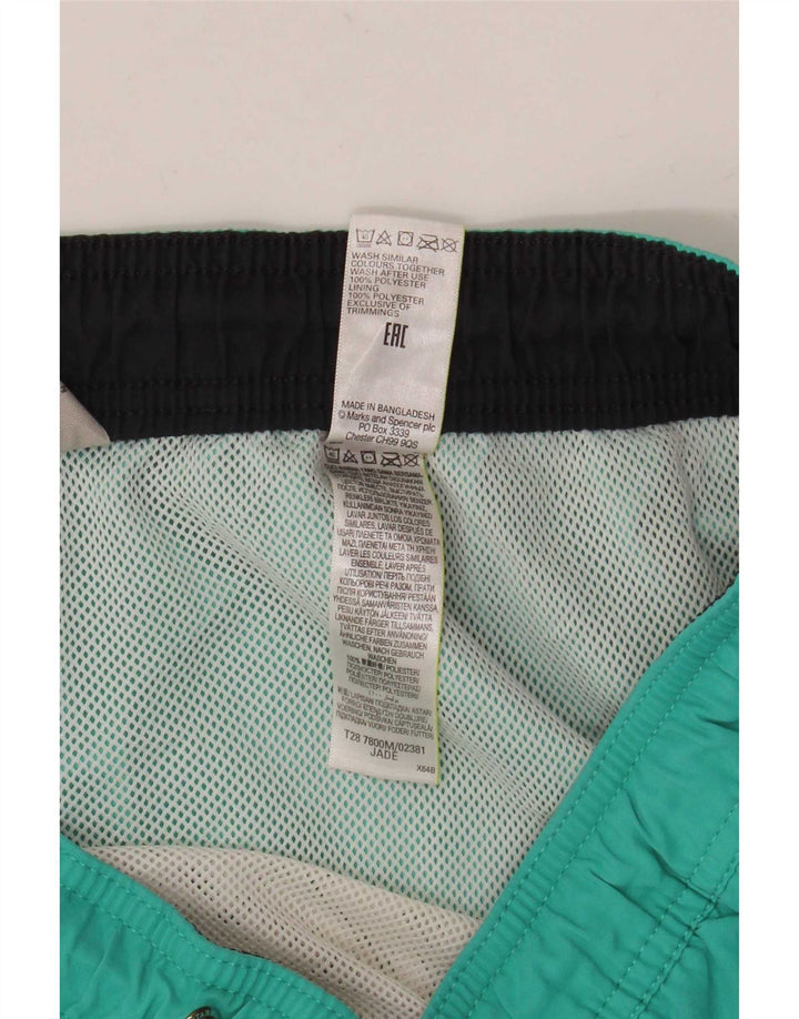 Marks & Spencer Pantaloni scurți de înot pentru bărbați XL Poliester verde